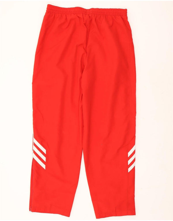 ADIDAS Mens Tracksuit Trousers UK 44/46 Large  Red Polyester