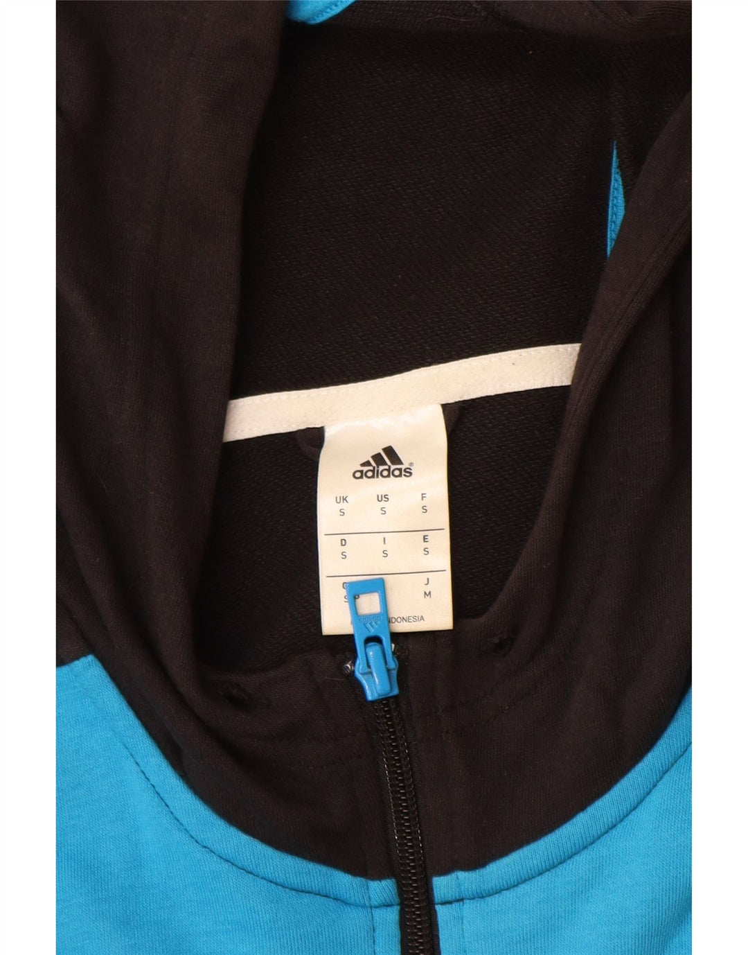Pulover ADIDAS pentru bărbați, cu fermoar, bumbac color bloc negru