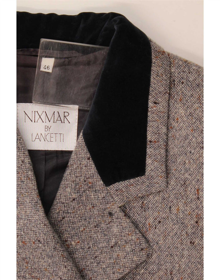 Jachetă blazer pentru femei Nixmar By Lancetti IT 46 mare, gri cu pete