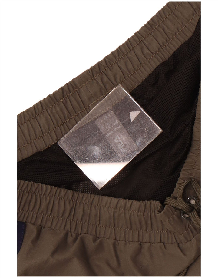 Pantaloni scurți de înot Fila pentru bărbați, mari, kaki, poliester