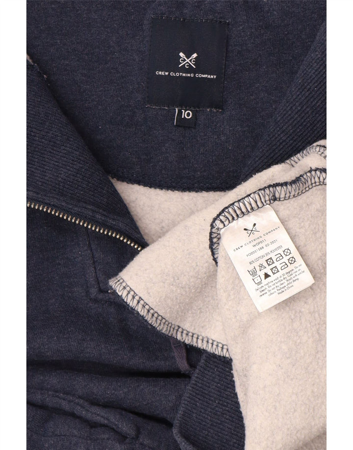 CREW CLOTHING Hanorac supradimensionat pentru femei Pulover UK 10 Mic Bleumarin