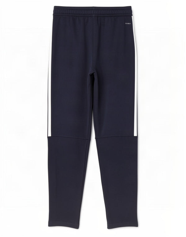 Pantaloni de trening Adidas Climalite pentru baieti 11-12 ani poliester bleumarin
