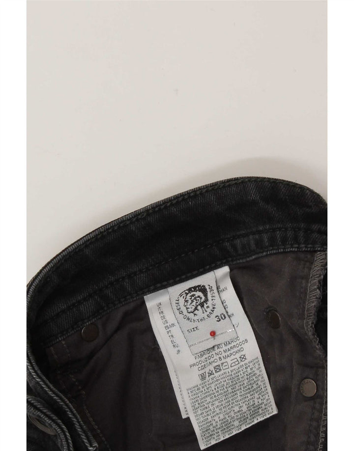 Blugi slim pentru bărbați Diesel W30 L31 bumbac negru