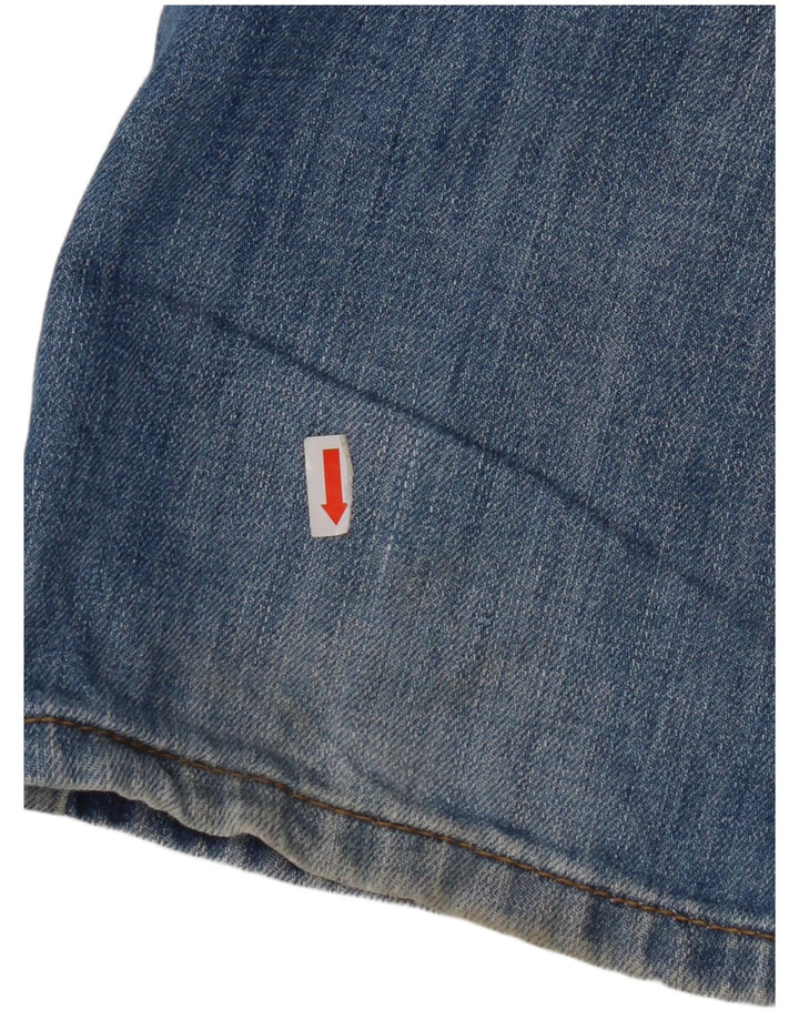 Blugi drepti pentru bărbați LEVI'S 514 W34 L32 Bumbac albastru