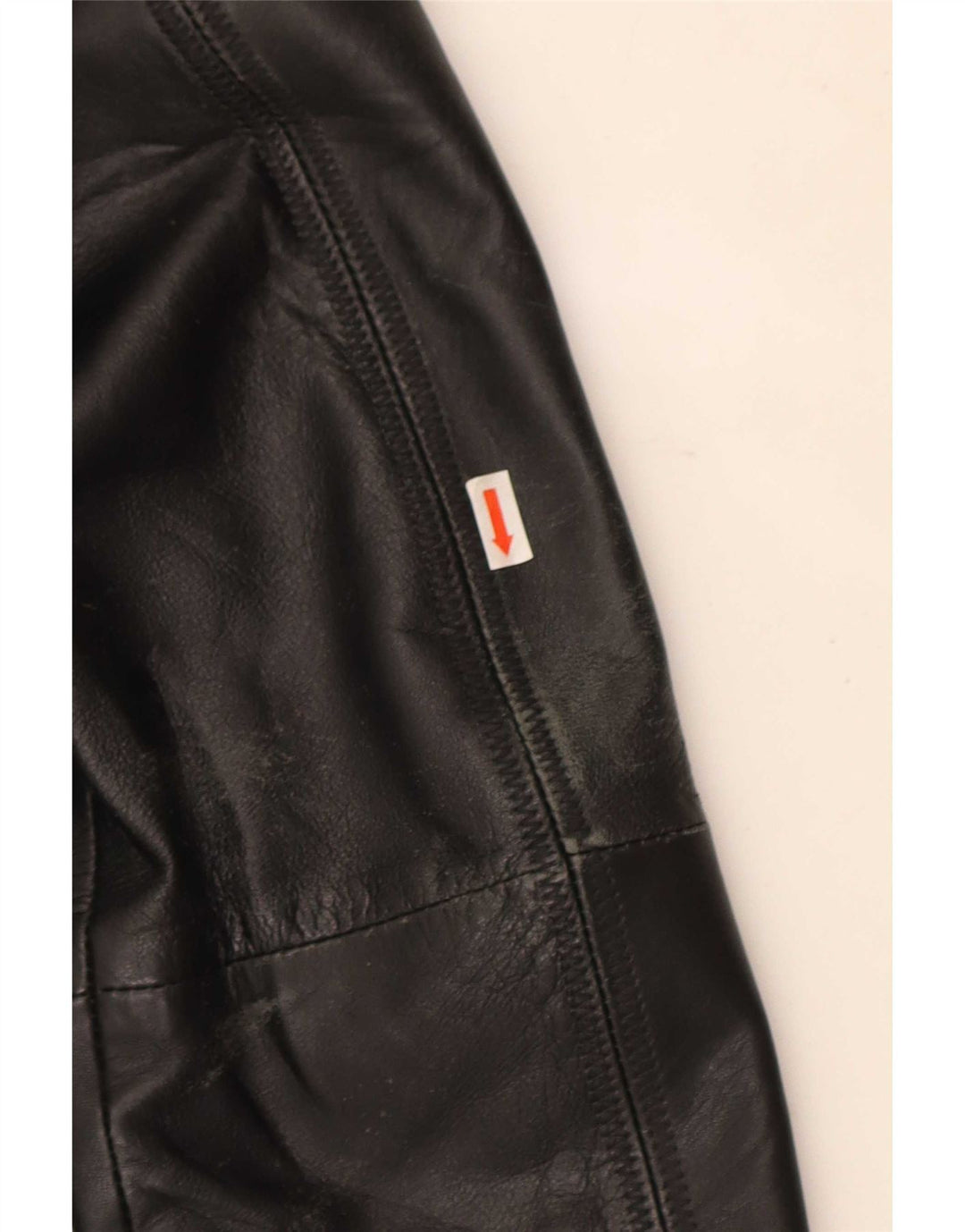 Sacou blazer din piele cu 3 nasturi J.J.Scott IT 42 Medium Negru
