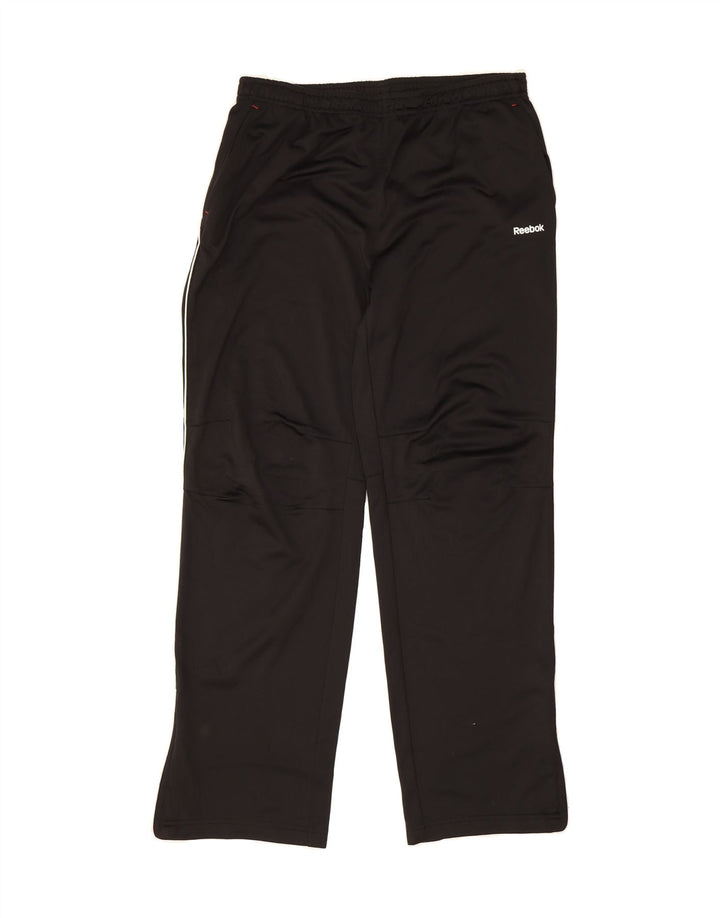 REEBOK Mens Tracksuit Trousers Medium  Black Polyester Vintage Reebok and Second-Hand Reebok from Messina Hembry 