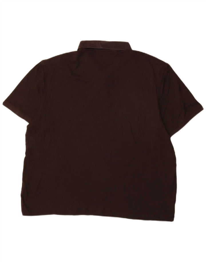 Cămașă polo CALVIN KLEIN pentru bărbați XL bumbac negru
