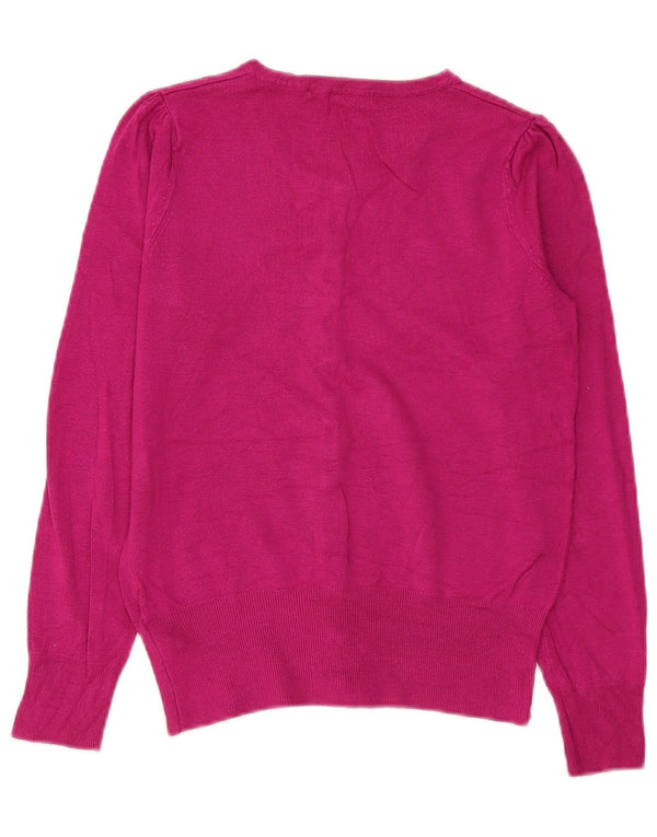 Pulover cardigan pentru femei Marks & Spencer UK 8 mic roz viscoză