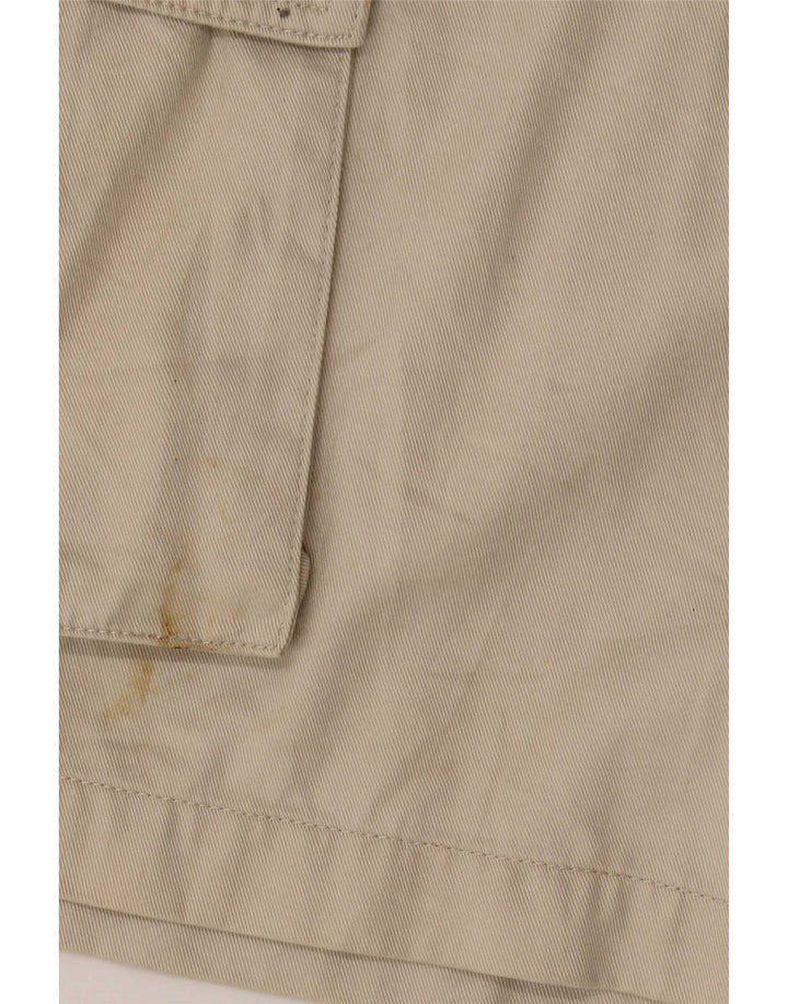 Pantaloni scurti cargo vintage pentru bărbați mari W30 bej