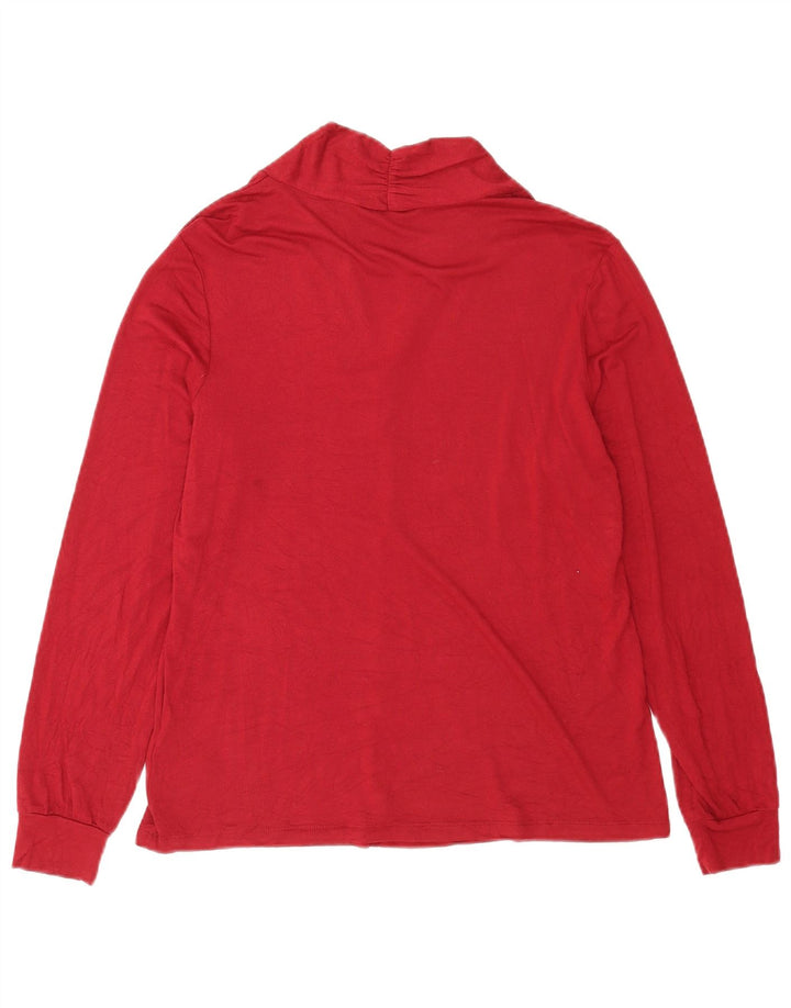 Tchibo Top supradimensionat pentru femei cu mânecă lungă EU 36/38 Small Red Viscose