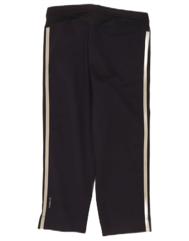 Leggings Adidas Climalite Capri pentru femei UK 12 Medium W30 Bleumarin