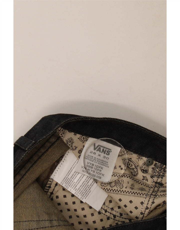 Blugi drepti pentru bărbați Vans W28 L25 bumbac bleumarin