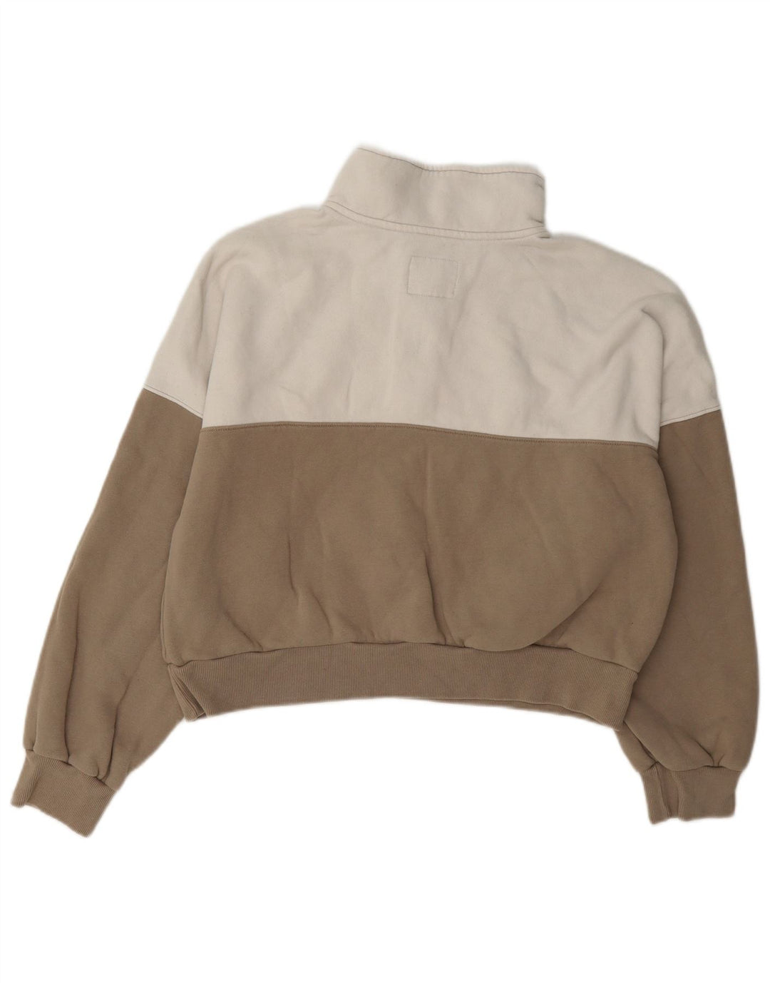 Pulover crop pentru femei Abercrombie & Fitch UK 14 Medium Gri