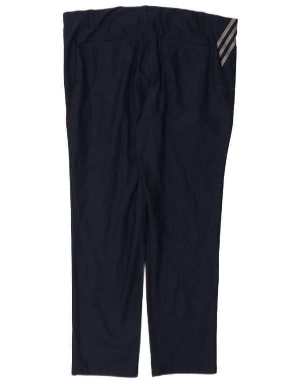 Pantaloni chino drepți ADIDAS pentru bărbați W38 L32 nailon bleumarin