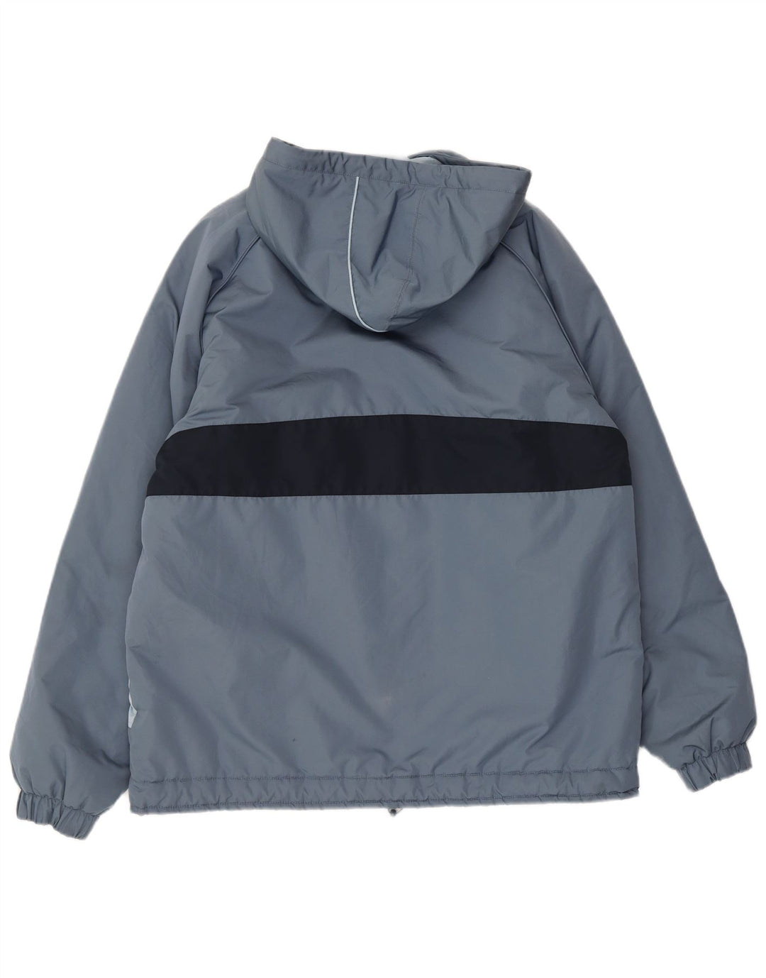 Jachetă Anorak cu glugă pentru bărbați Ellesse UK 38 Gri mediu Poliester color bloc