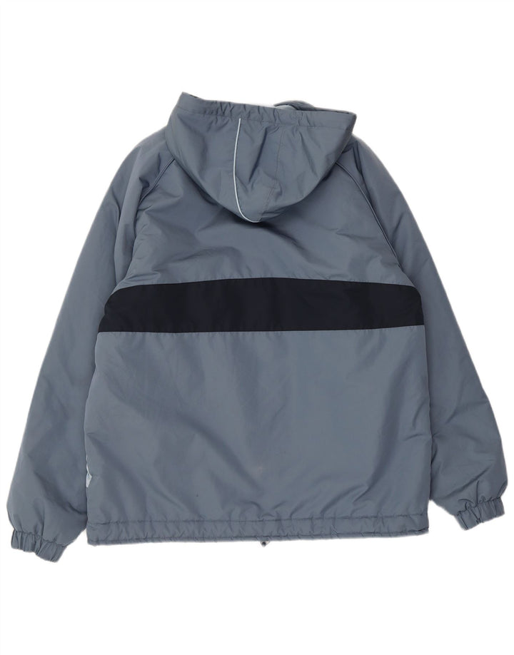Jachetă Anorak cu glugă pentru bărbați Ellesse UK 38 Gri mediu Poliester color bloc