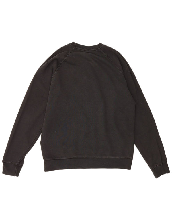 Pulover Adidas pentru bărbați, bumbac mediu negru