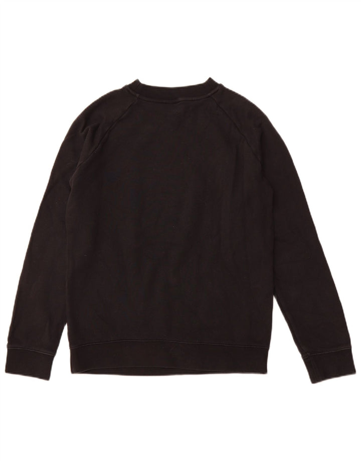 ADIDAS Pulover cu grafic pentru femei UK 10 Bumbac negru mic