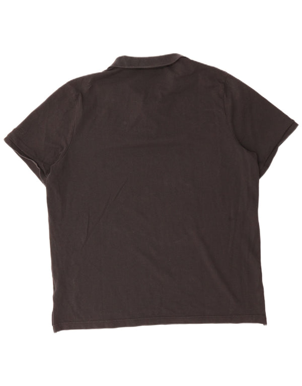 Tricou polo Nike pentru bărbați 2XL, bumbac negru