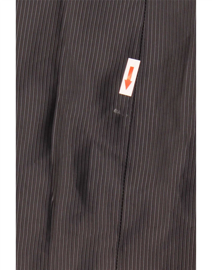 Carlo Pignatelli Jachetă blazer pentru bărbați cu 4 nasturi IT 50, mare, neagră, cu dungi