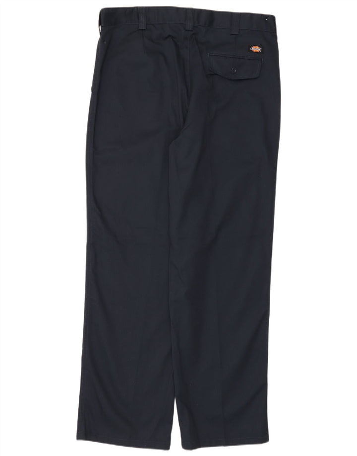 Pantaloni chino drepți pentru bărbați Dickies W38 L31 Poliester negru