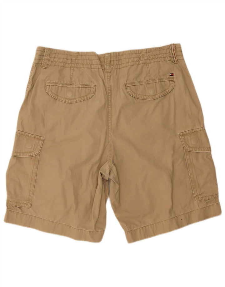 Pantaloni scurți cargo Tommy Hilfiger pentru bărbați W36, mari, bej, bumbac