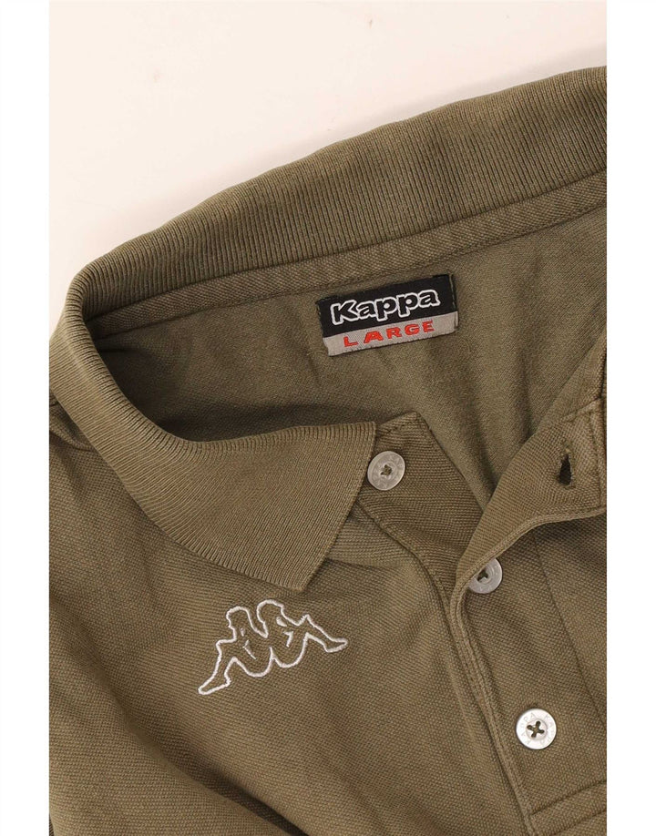 Tricou polo pentru bărbați Kappa Kaki mare