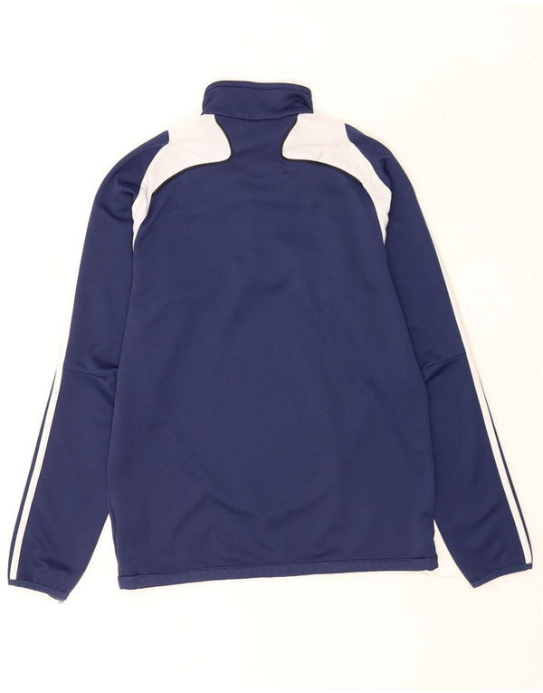 Adidas Mens Graphic Pullover Tracksuit Top UK 40/42 Medium Navy Blue