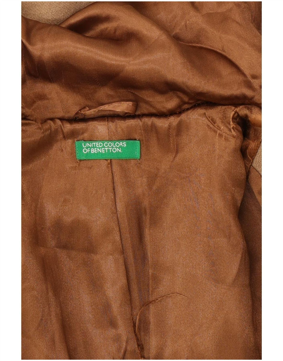 Duffle Coat pentru femei Benetton UK 10 Mic Bej