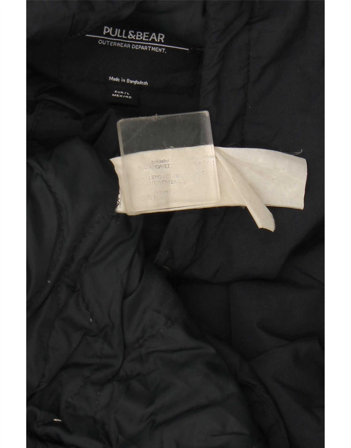 Pull & Bear Jachetă Anorak cu glugă pentru bărbați Marea Britanie 40 Poliester bleumarin mare