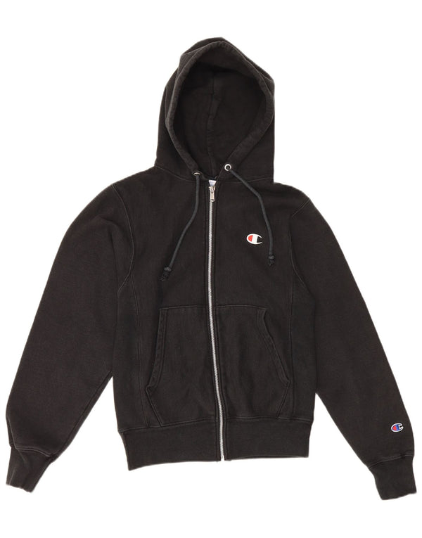 Pulover pentru bărbați Champion, cu fermoar, XS, bumbac negru