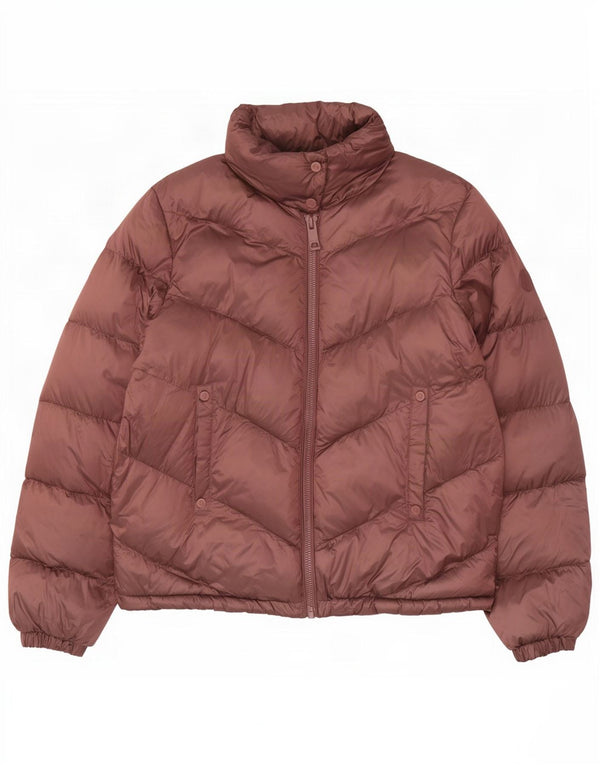 Jachetă căptușită pentru femei Massimo Dutti UK 14 Medium Brown Poliamidă