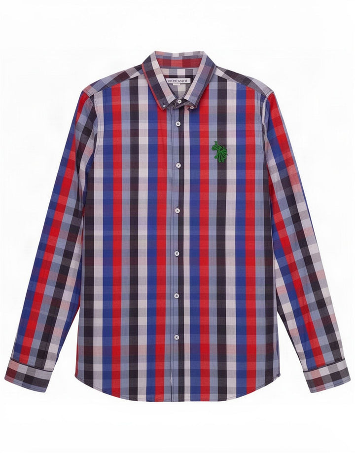 U.S. Polo Assn. Cămașă Bărbați Mediu, Multicolor, Bumbac Gingham