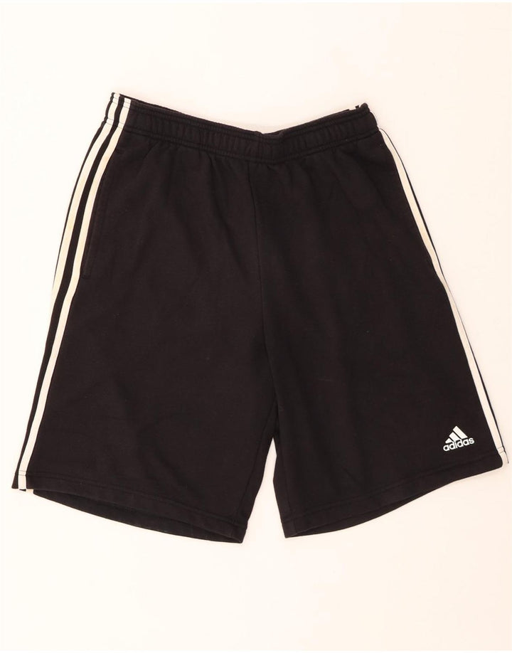 Pantaloni scurți sport ADIDAS pentru bărbați, bumbac mediu negru