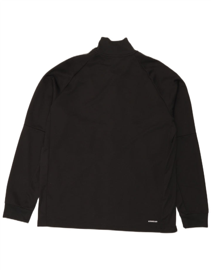 Jachetă de trening pentru bărbați Adidas Aeroready, XL, poliester negru