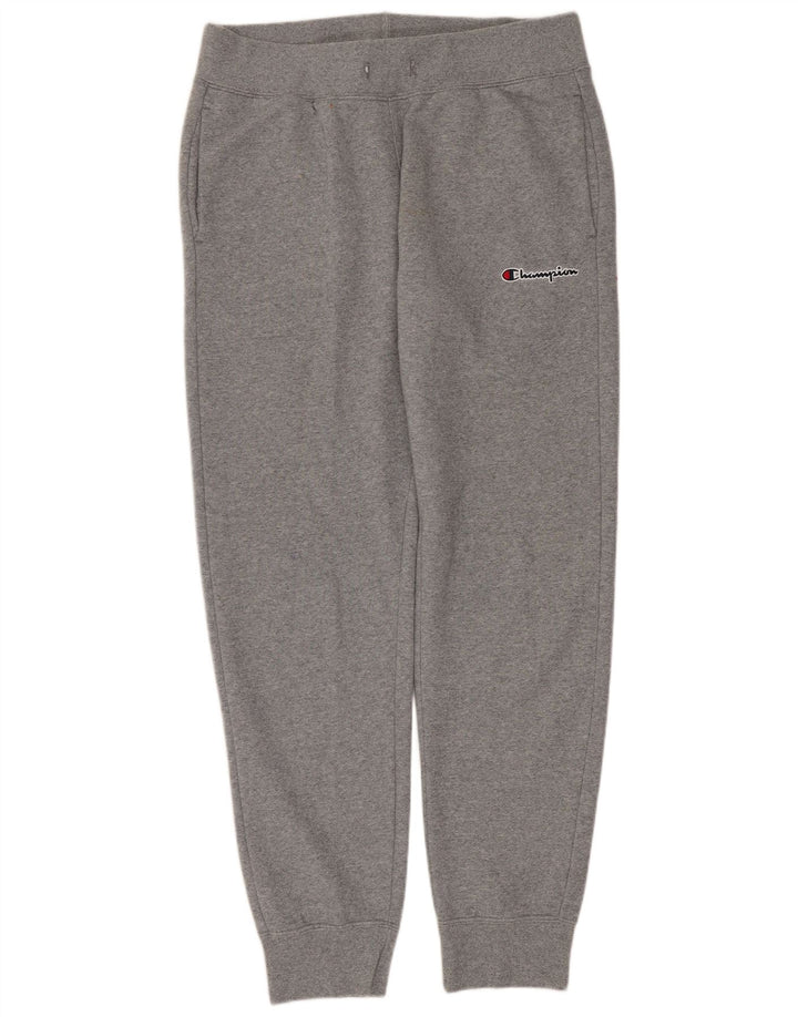 Pantaloni de trening pentru bărbați Champion Pantaloni de jogging Bumbac gri mediu