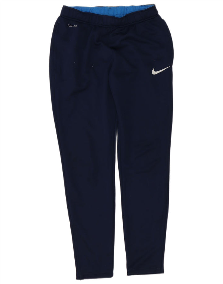 Pantaloni de trening Nike Dri Fit pentru bărbați, poliester mediu albastru bleumarin