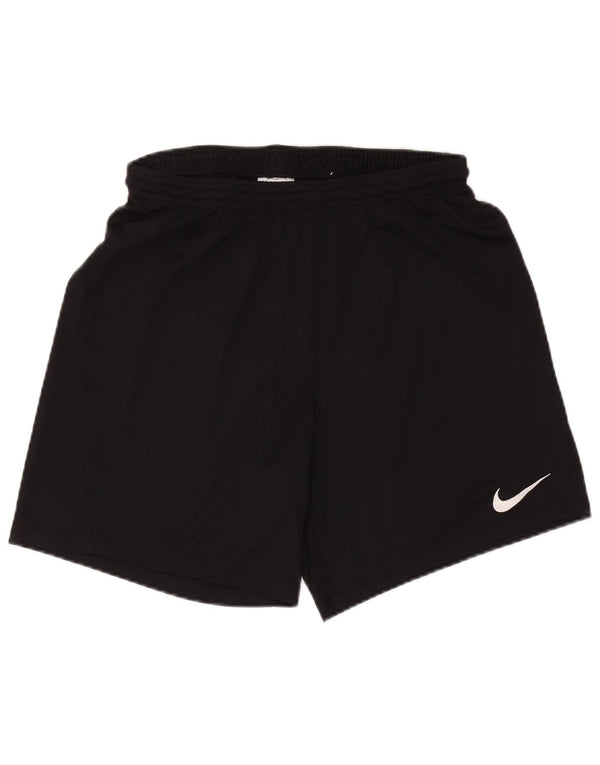Pantaloni scurți sport Nike Dri Fit pentru băieți 13-14 ani XL poliester negru