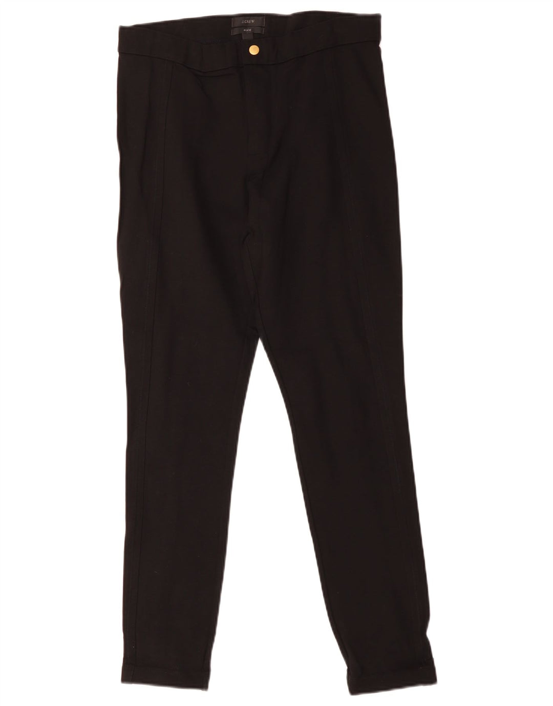 Pantaloni casual pentru femei Pixie Slim J. Crew US 10 Large W30 L30 Viscoză neagră