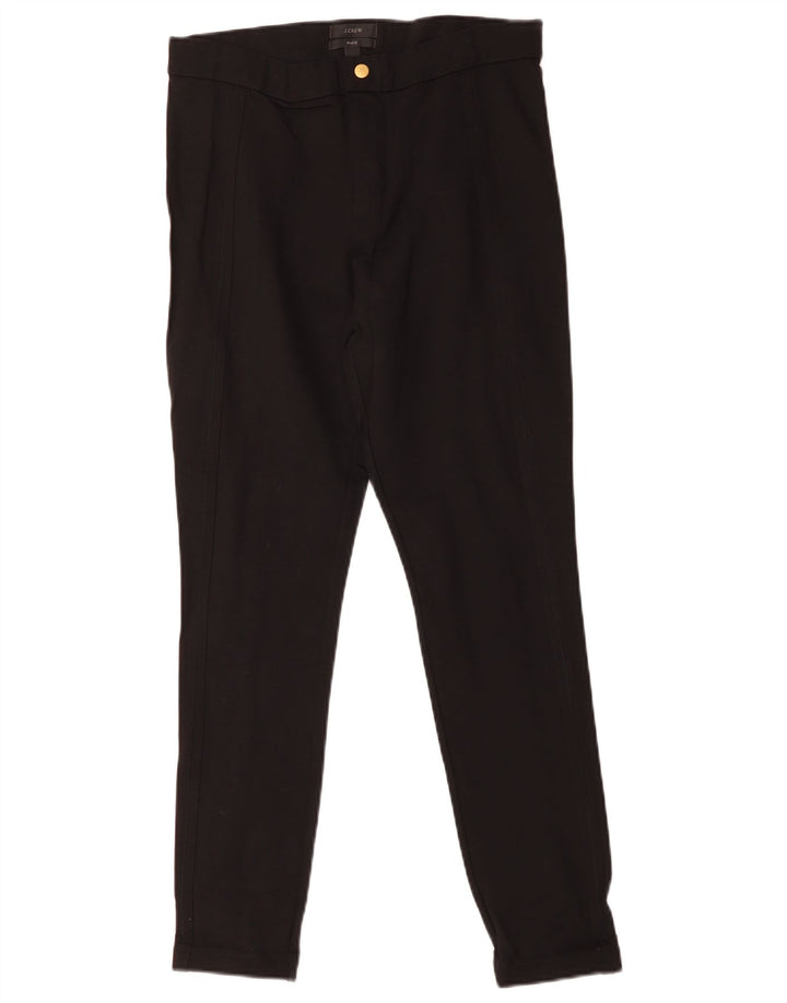 Pantaloni casual pentru femei Pixie Slim J. Crew US 10 Large W30 L30 Viscoză neagră