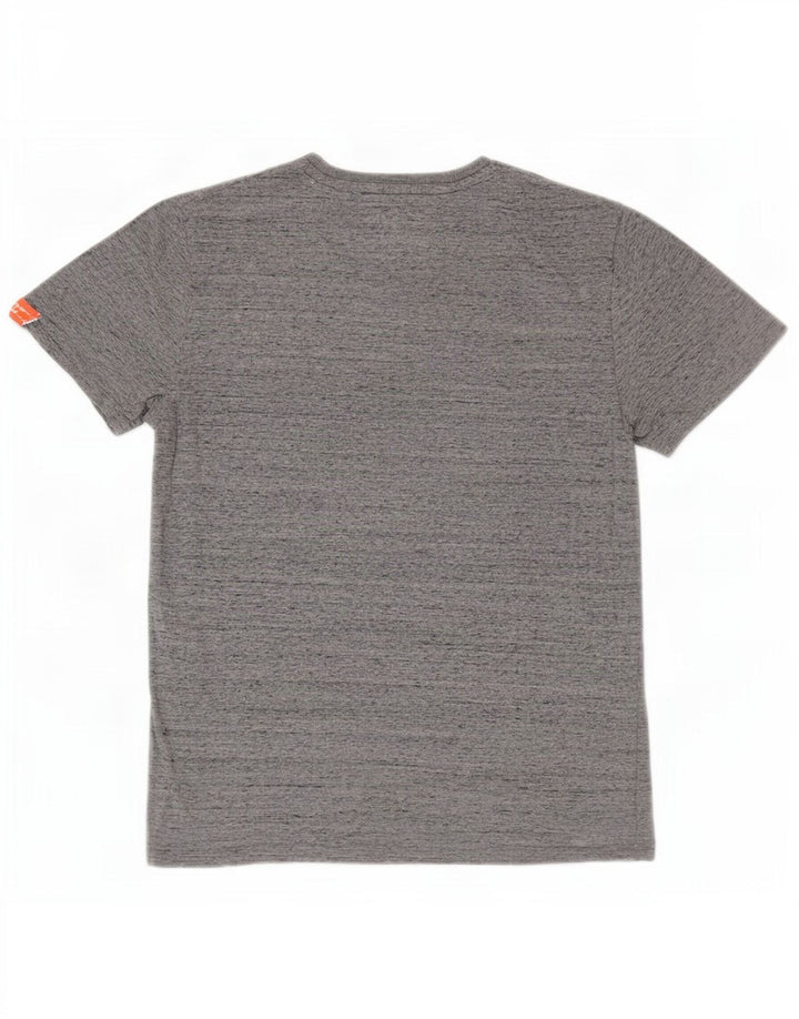 Tricou Superdry pentru bărbați Top mic, gri, bumbac cu pete