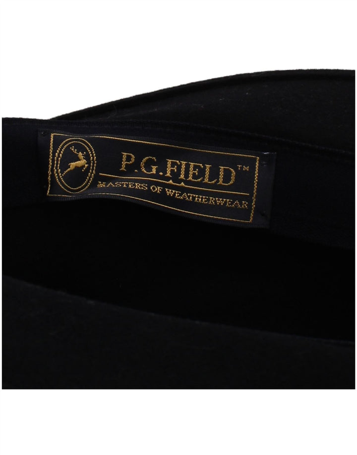 P.G.Field Pălărie Fedora pentru bărbați, lână mare, albastru