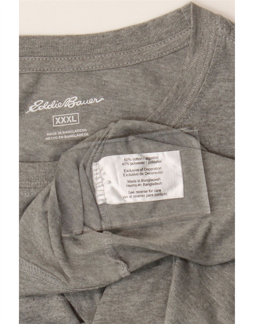 Tricou pentru bărbați Eddie Bauer Top 3XL bumbac gri