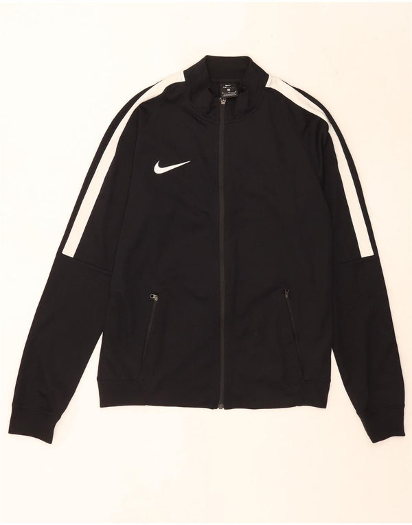 Jachetă de top pentru trening Nike Dri Fit pentru bărbați, mediu negru, sport color bloc