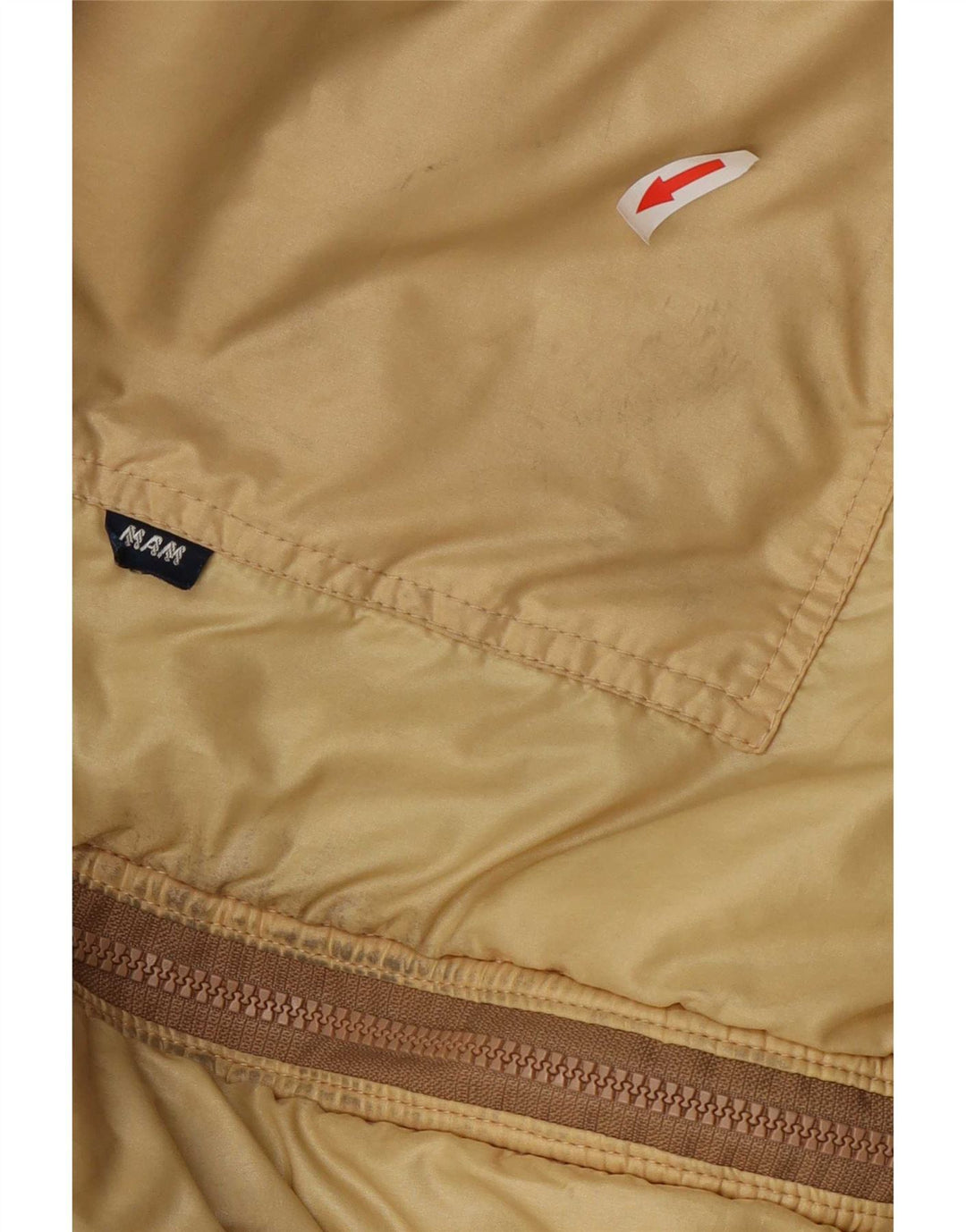 Bomber reversibilă vintage pentru bărbați UK 36 Bej mic