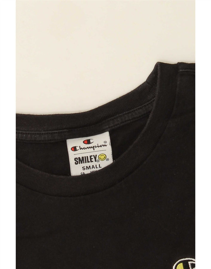 Tricou Champion pentru bărbați Smiley Top Mic Negru