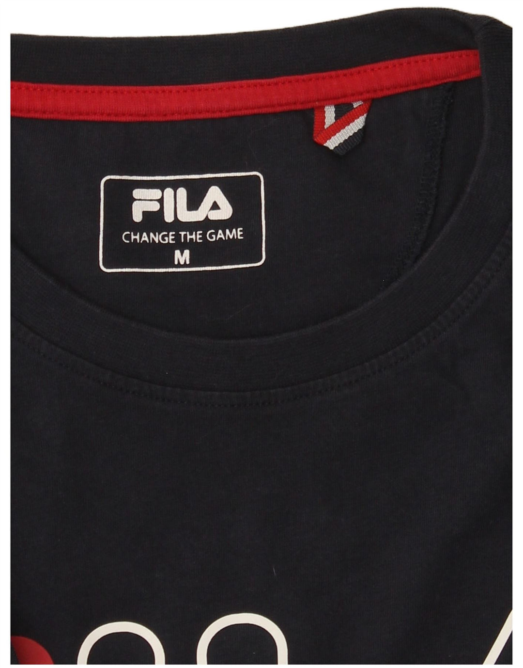 Tricou grafic pentru bărbați Fila Top Mediu Bleumarin