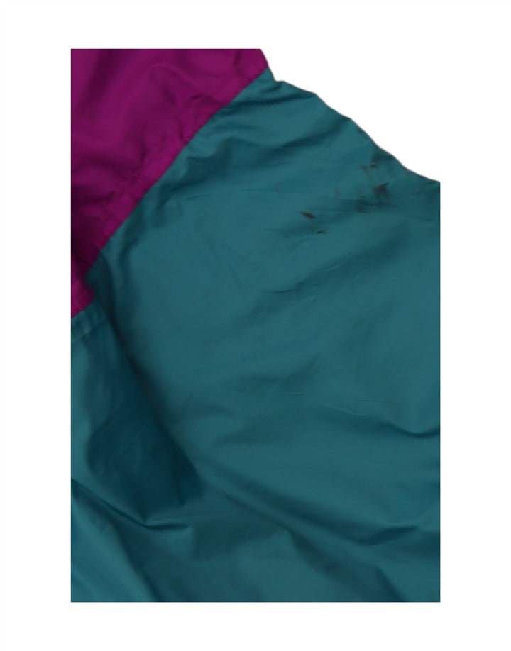 J JEANTEX Jachetă de ploaie cu glugă pentru femei UK 44/46 2XL Violet Colorblock