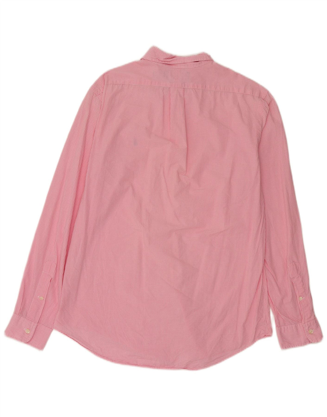 Cămașă personalizată pentru bărbați Ralph Lauren, bumbac vichy, roz mediu