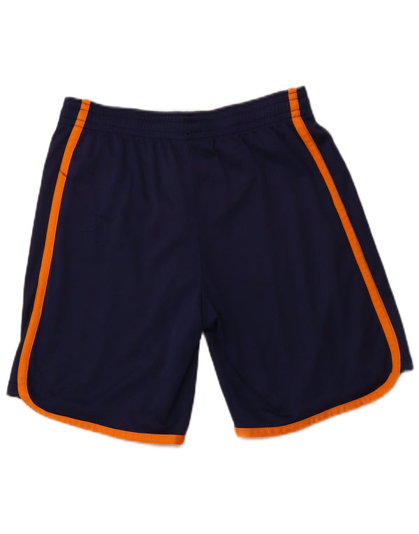 Pantaloni scurți sport grafic CHAMPION Băieți 15-16 ani 2XL Bleumarin Poliester